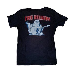 VINTAGE True Religion Big Buddha Shirt Small Black